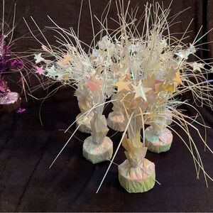 Balloon Weights (6) Iridescent Starburst Table Centerpiece (#4)